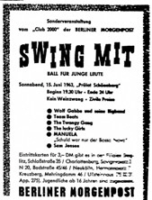 1963 Berliner Morgenpost Anzeige